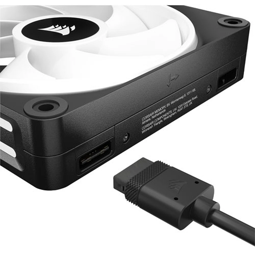 Corsair iCUE Link QX120 RGB 120mm PWM Fan Expansion Kit - Black