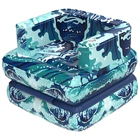 Hurley 2-in-1 Inflatable Pool Lounger Float (1531010B) - Blue