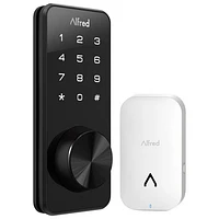Alfred DB1S Wi-Fi Combo Deadbolt Smart Lock with Key - Black - Only at Best Buy