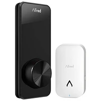 Alfred DB1S Wi-Fi Combo Deadbolt Smart Lock with Key - Black - Only at Best Buy