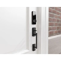 Alfred DB1S Bluetooth Smart Deadbolt Lock with Key - Black