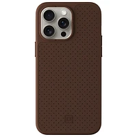 Incipio Cru Leather Fitted Hard Shell Case with MagSafe foriPhone 16e/15 Pro Max - Brown - Only at Best Buy