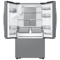 Samsung 36" 25.5 Cu. Ft. French Door SpaceMax Counter Depth Refrigerator w/ Water & Ice Dispenser (RF27CG5400SRAA) - Stainless