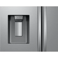Samsung 36" 25.5 Cu. Ft. French Door SpaceMax Counter Depth Refrigerator w/ Water & Ice Dispenser (RF27CG5400SRAA) - Stainless