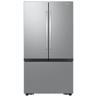 Réfrigérateur à deux portes de 31,5 pi³ et 36 po avec distributeur de glaçons de Samsung (RF32CG5100SRAA) - Inox