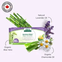 Aleva Naturals Bamboo Baby Wipes - 480 Wipes