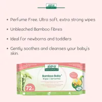 Aleva Naturals Bamboo Baby Sensitive Wipes - 432 Wipes