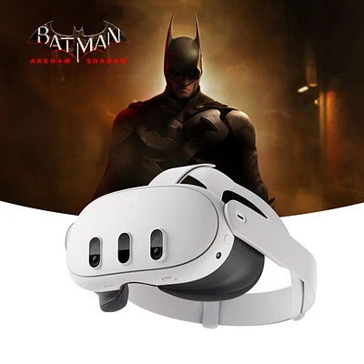 Meta Quest 3 128GB VR Headset with Touch Plus Controllers & Batman: Arkham Shadow