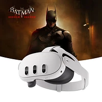 Meta Quest 3 128GB VR Headset with Touch Plus Controllers & Batman: Arkham Shadow