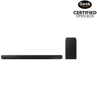 Boîte ouverte - Barre de son 3.1.2 canaux de 360 W HW-Q600C de Samsung avec haut-parleur d'extrêmes graves sans fil