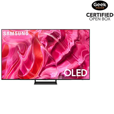 Open Box - Samsung 77" S90C Series 4K UHD HDR OLED Tizen Smart TV (QN77S90CAFXZC) - 2023 - Titan Black