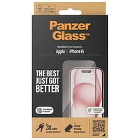 PanzerGlass Ultra Wide Glass Screen Protector for iPhone 15