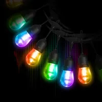 Monster Smart Illuminessence BISTRO+ RGBW+ IC Patio LED String Light - 12 Lights