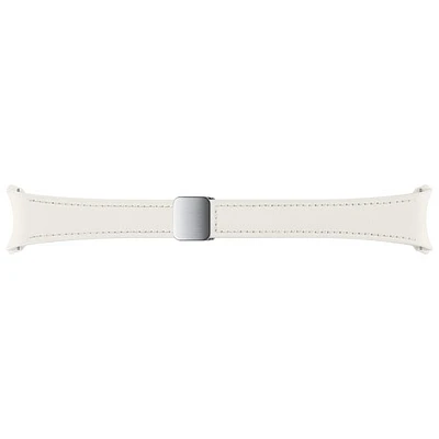 Samsung D-Buckle Vegan Leather Strap for Galaxy Watch - Small/Medium - Cream