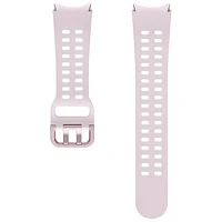 Bracelet de sport extrême en fluoroélastomère pour Galaxy Watch de Samsung - Petit/Moyen - Lavande/Blanc