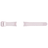 Bracelet de sport extrême en fluoroélastomère pour Galaxy Watch de Samsung - Petit/Moyen - Lavande/Blanc