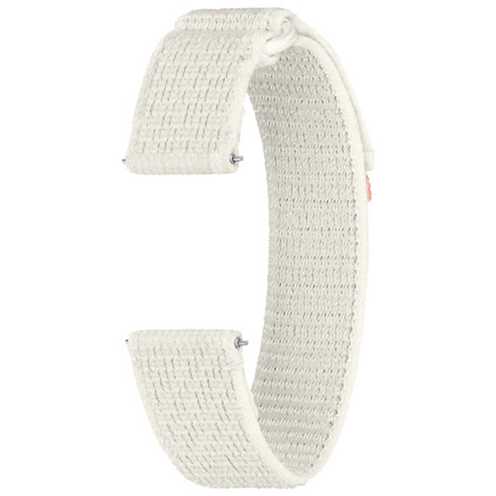 Bracelet en tissu Feather pour Galaxy Watch de Samsung - Petit/Moyen - Sable