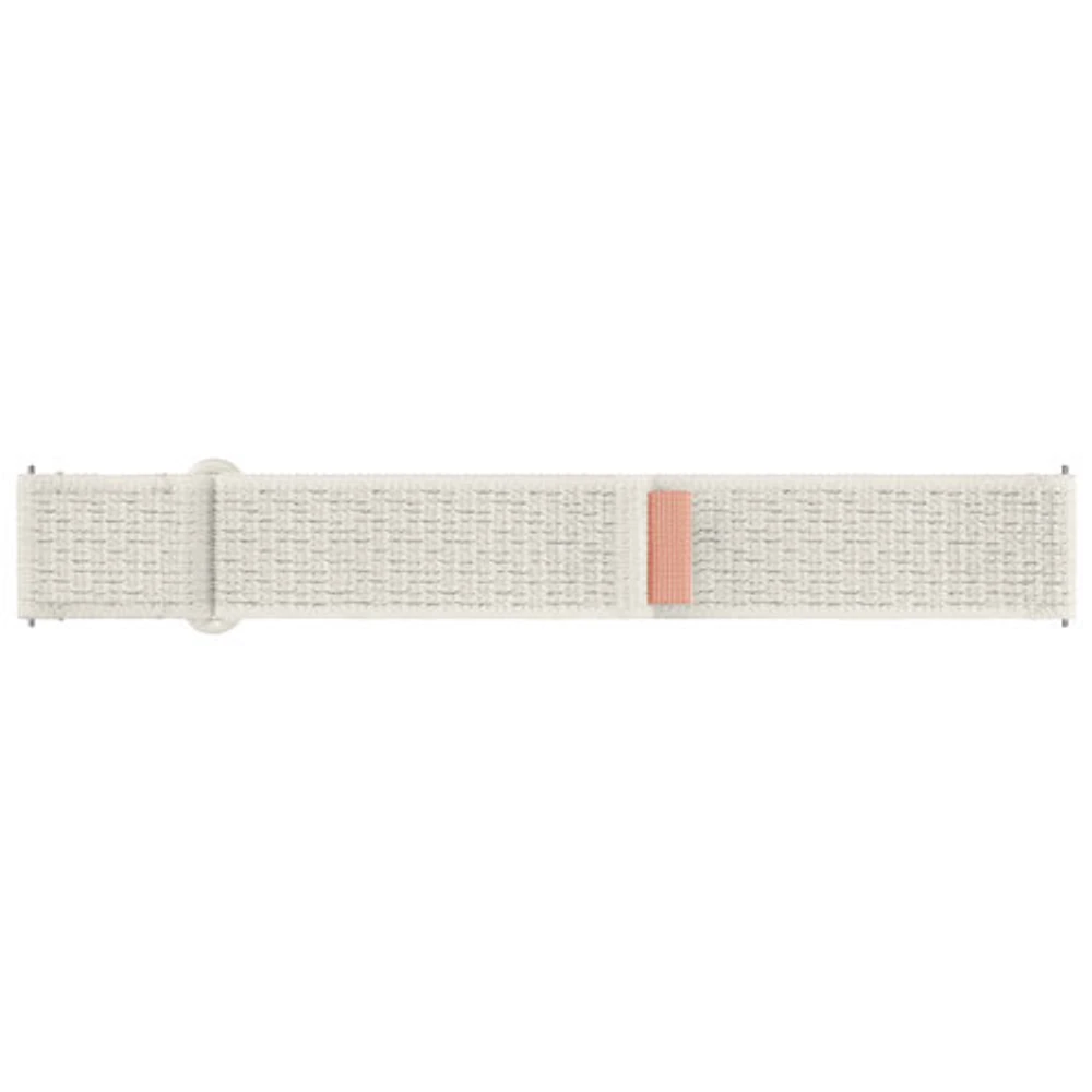 Bracelet en tissu Feather pour Galaxy Watch de Samsung - Petit/Moyen - Sable