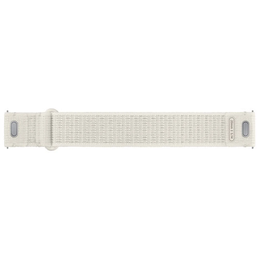Bracelet en tissu Feather pour Galaxy Watch de Samsung - Petit/Moyen - Sable
