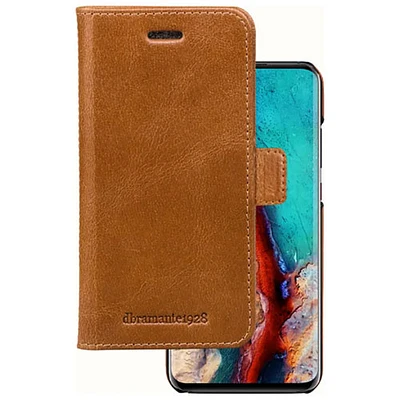 Étui-portefeuille 2-en-1 Lynge de Dbramante1928 pour iPhone 15 - Havane