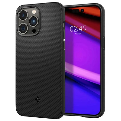 Spigen Core Armor Magfit Fitted Soft Shell Case with MagSafe for iPhone 15 Pro Max - Matte Black