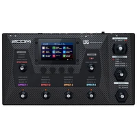 Processeur à effets multiples B6 Bass de Zoom (ZB6) - Noir