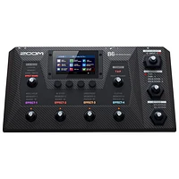 Processeur à effets multiples B6 Bass de Zoom (ZB6) - Noir