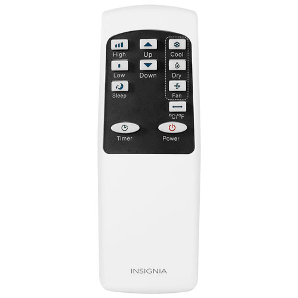 Climatiseur portatif d'Insignia - BTU (SACC BTU) - Blanc/Noir