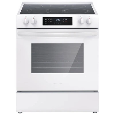 Open Box - Frigidaire 30" 5.3 Cu. Ft. 5-Element Freestanding Electric Range (FCFE306CAW) - White - Perfect Condition