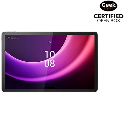Boîte ouverte - Tablette Tab P11 (2e génération) 11 po 128 Go Android 12L de Lenovo à processeur octocoeur MediaTek Helio G99 - Gris tempête