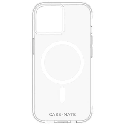 Étui rigide ajusté Tough Clear de Case-Mate avec MagSafe pour iPhone 16e/15/14/13 - Transparent