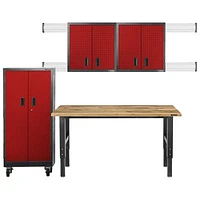Gladiator Wall GearBox Steel Cabinet (GAWG302DDR) - Red Tread