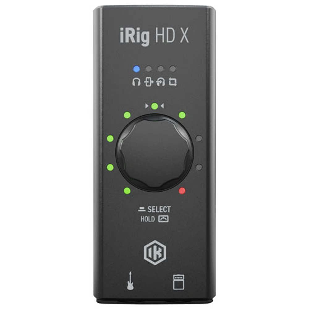 Interface iRig HD X Audio d'IK Multimedia pour guitare (iPhone, iPad, Mac/PC)