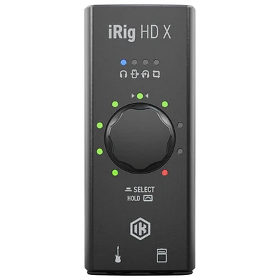 Interface iRig HD X Audio d'IK Multimedia pour guitare (iPhone, iPad, Mac/PC)