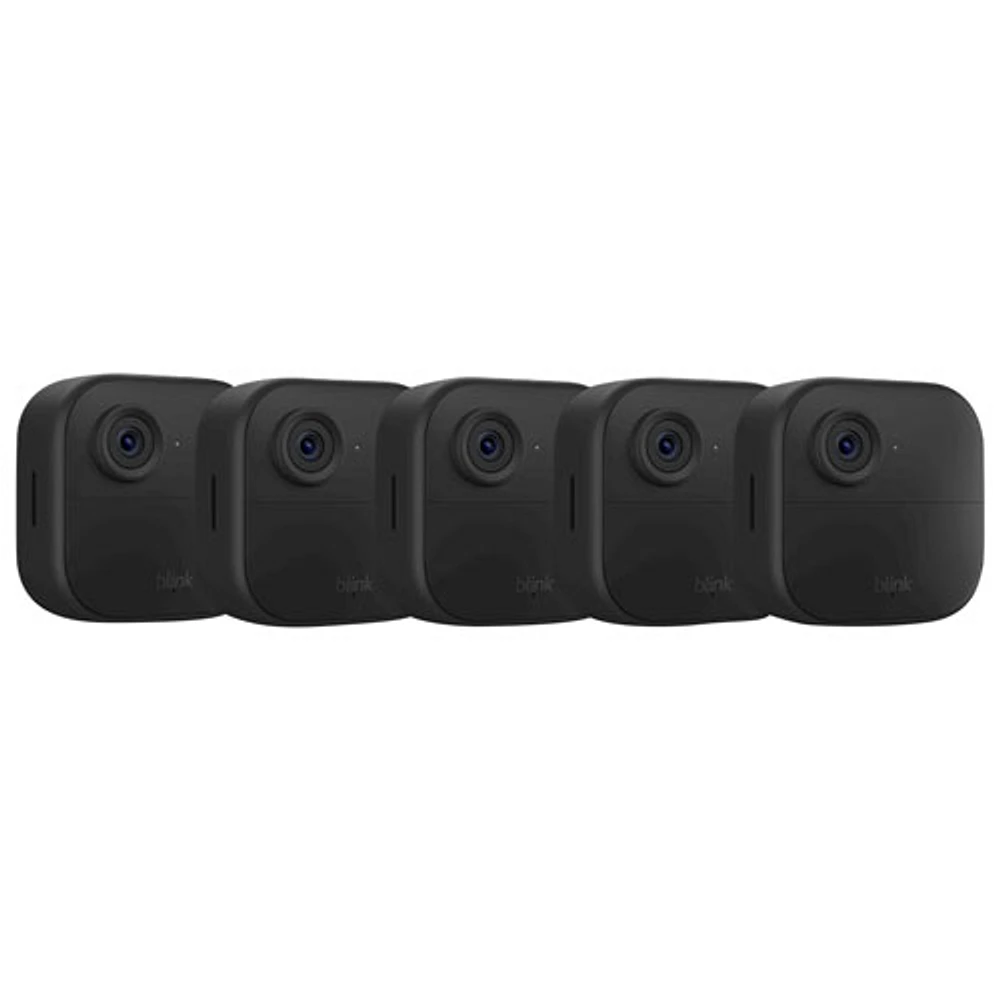 Système de surveillance à caméras IP d'extérieur sans fil HD intégrale 1080p 4 de Blink - Ensemble de
