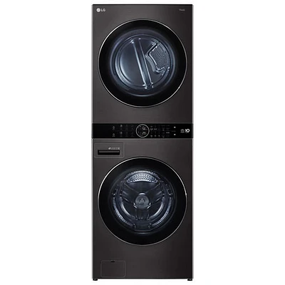 Open Box - LG WashTower 5.2 Cu Ft Washer & Dryer Laundry Centre (WKHC202HBA) -Black Steel -Perfect Condition