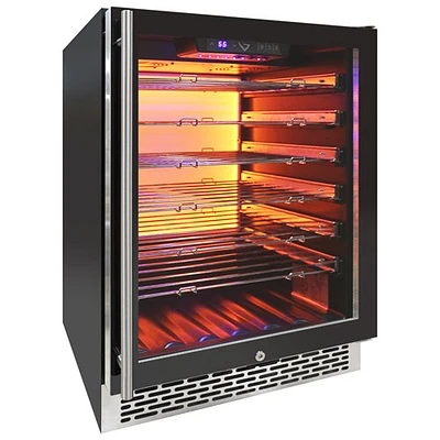 Cellier de 41 bouteilles de Vinturi (VRIW4101BL) - Acier inoxydable noir