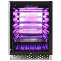 Vinturi 41-Bottle Wine Cellar (VRIW4101BL) - Black Stainless Steel