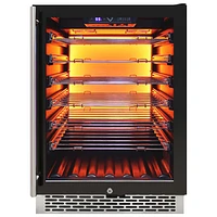 Vinturi 41-Bottle Wine Cellar (VRIW4101BL) - Black Stainless Steel