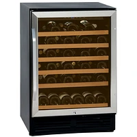 Avanti 50-Bottle Wine Cellar (WCR506) - Black Stainless Steel