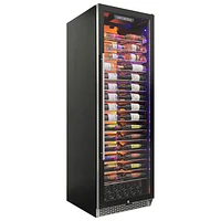 Vinturi 141-Bottle Wine Cellar (VRIW14101BL) - Black Stainless Steel