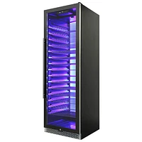 Vinturi 141-Bottle Wine Cellar (VRIW14101BL) - Black Stainless Steel