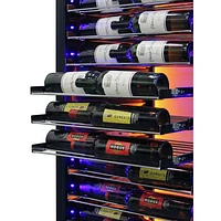 Vinturi 141-Bottle Wine Cellar (VRIW14101BL) - Black Stainless Steel