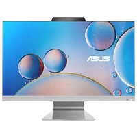 ASUS 27" All-in-One PC - White (AMD Ryzen 5 7520U/512GB SSD/16GB RAM/Win 11) - Only at Best Buy