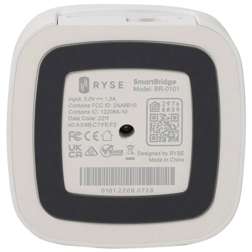 Concentrateur intelligent SmartBridge de RYSE pour moteur de stores - Blanc