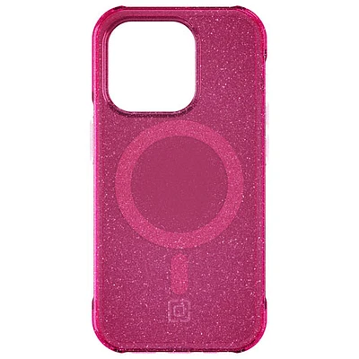 Incipio Forme Fitted Hard Shell Case with MagSafe for iPhone 15 Pro - Pop Pink Glitter