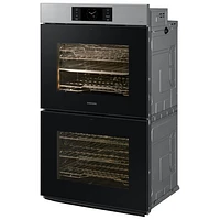 Samsung 30" 10.2 Cu. Ft. Double True Convection Electric Wall Oven (NV51CG700DSRAA) - Stainless Steel