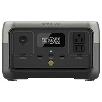 EcoFlow RIVER 2 Portable Power Station & 110 Watts Solar Panel Bundle