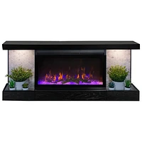 ActiveFlame Home Decor Series 48" Electric Fireplace - Black