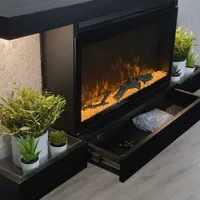 ActiveFlame Home Decor Series 48" Electric Fireplace - Black